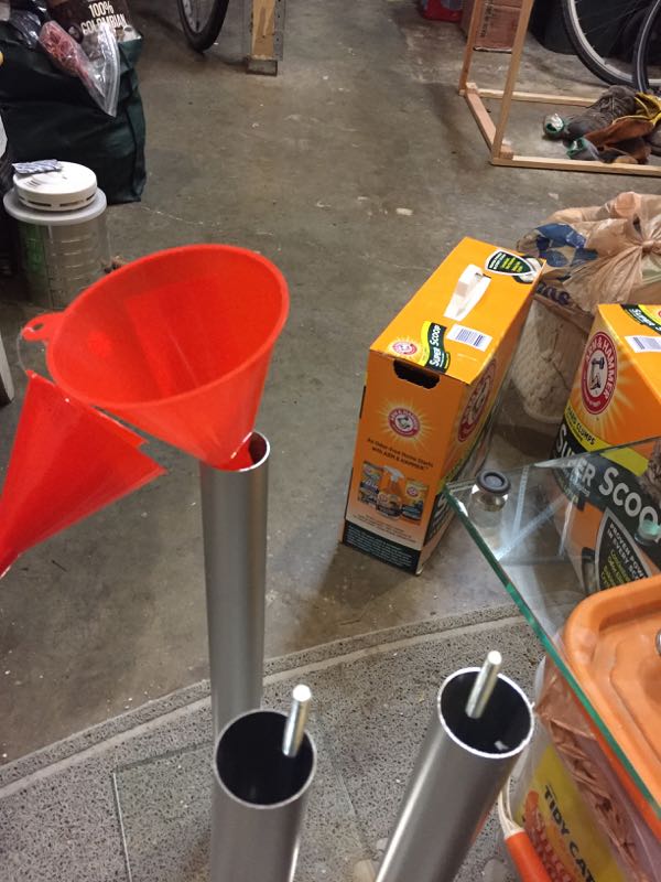 A funnel makes the job easy.
