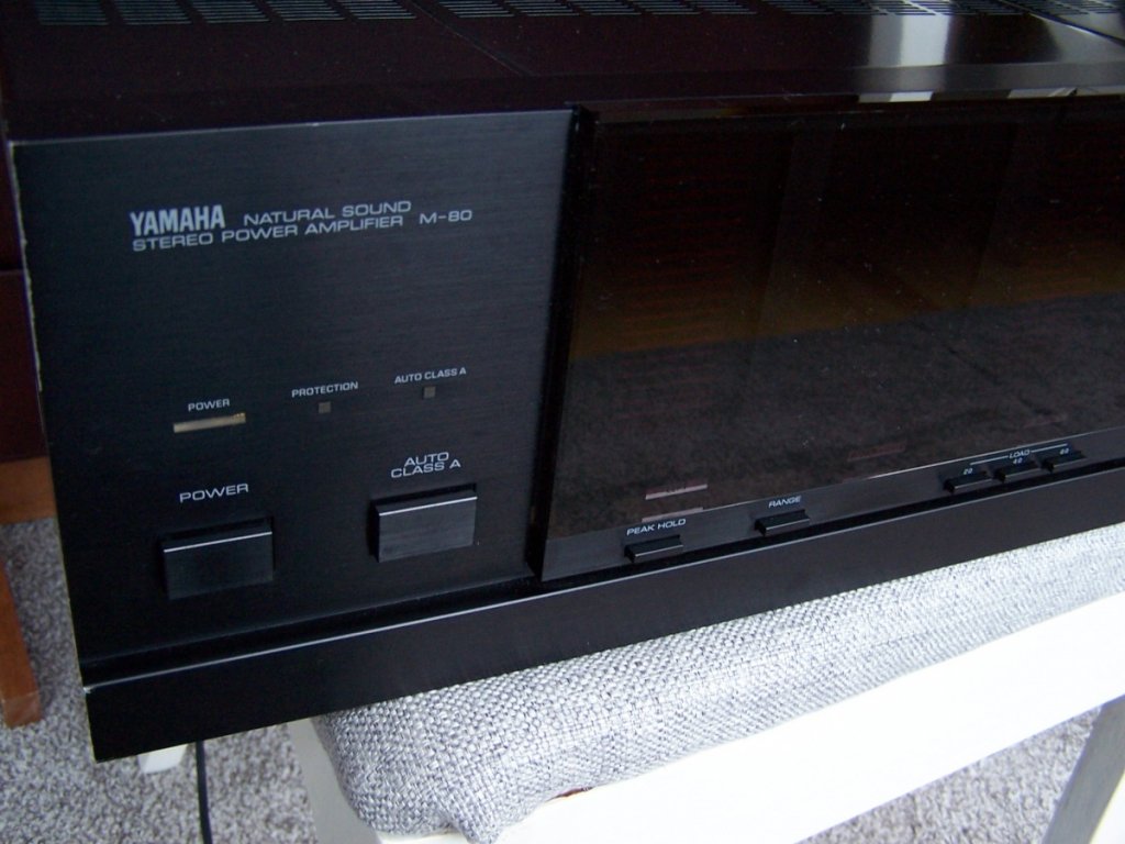 "No longer available" YAMAHA M-80 NATURAL SOUND AMP WITH ISSUE $375