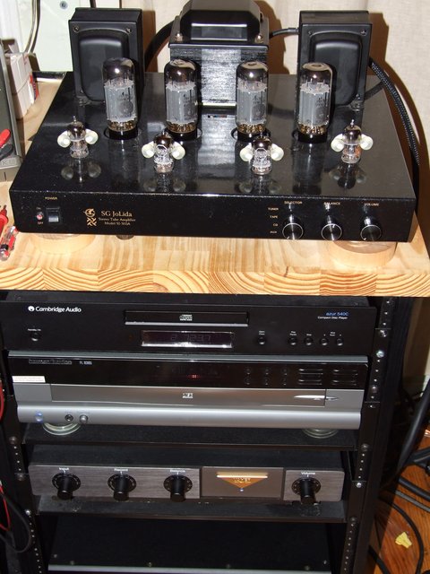 Rack of Joe - Not "audiophile" approved Pro rack.