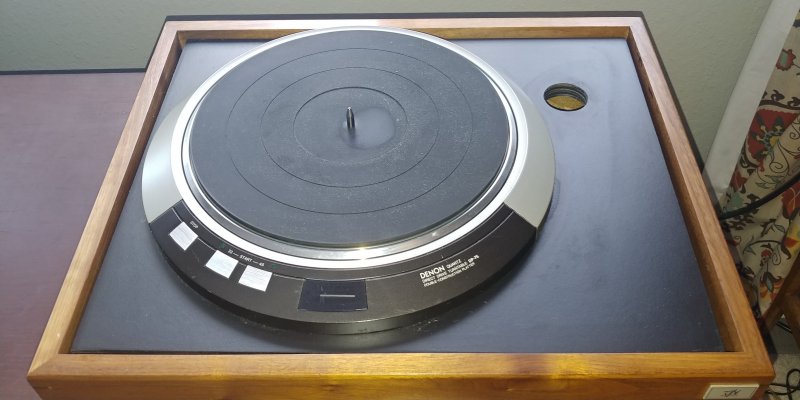 Denon DP 75 in VPI Plinth Will Separate