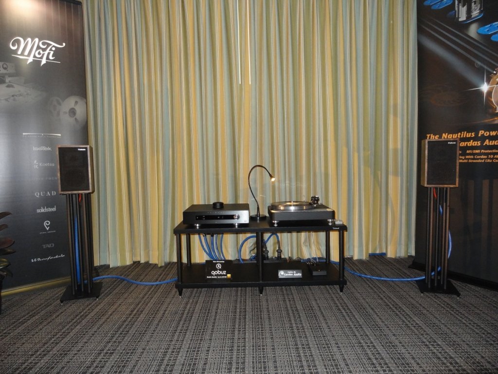 Cardas, Mobile Fidelity, Falcon Loudspeakers, Primare, Dr. Reickert Analogue, Koetsu, Nautilus Power Strip, Room 502