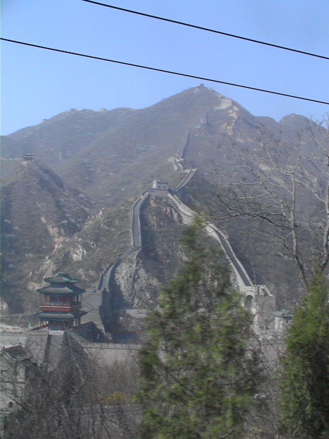 Great Wall from train