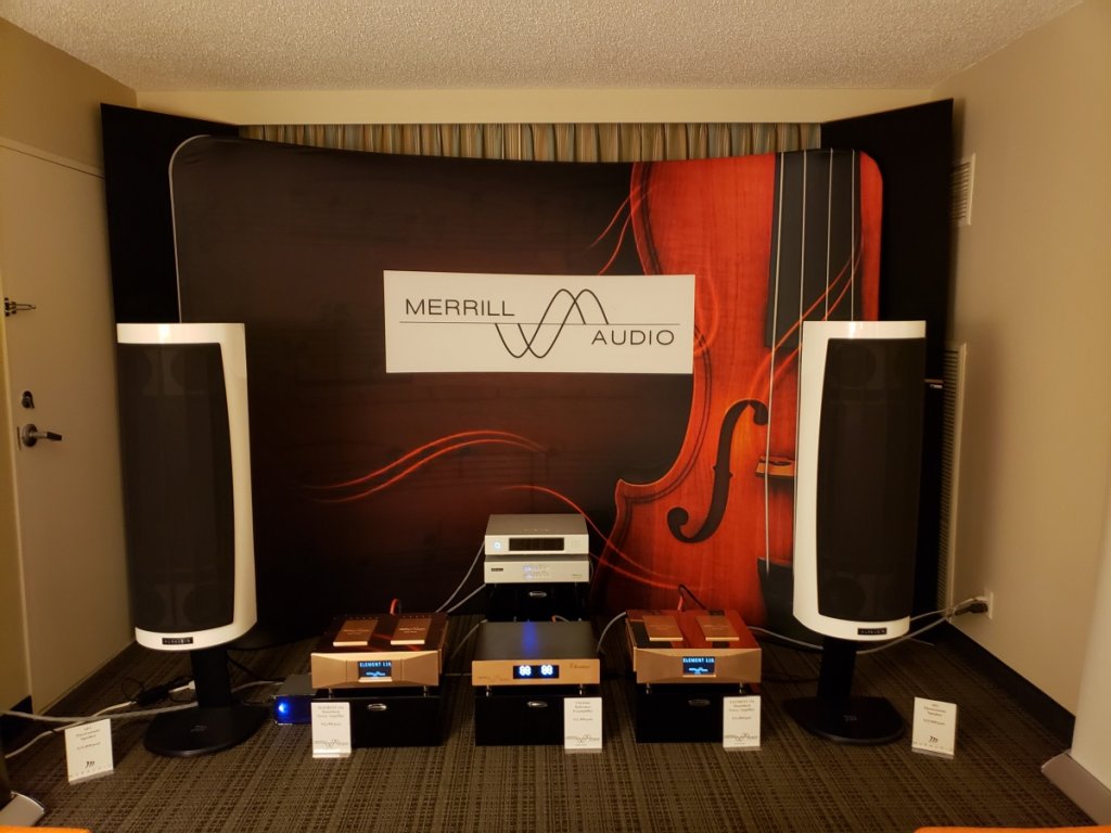 Merrill Audio ELEMENT 116 at the Florida Audio Expo 2019
