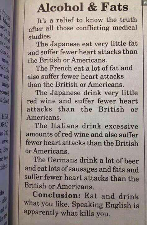 No health research dollars were wasted on this.