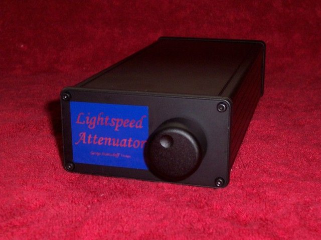 Production Lightspeed Attenuator MkII - Lightspeed Attenuator front