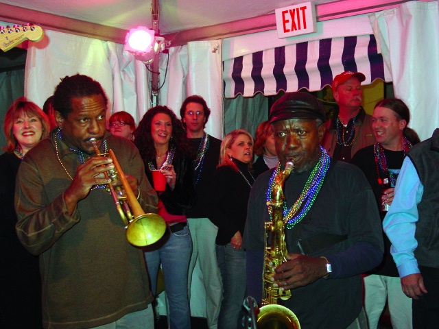 Mr. Freddie Jones on Trumpet & Mr. Marshall Ivory on Sax. These guys are as good as it gets!