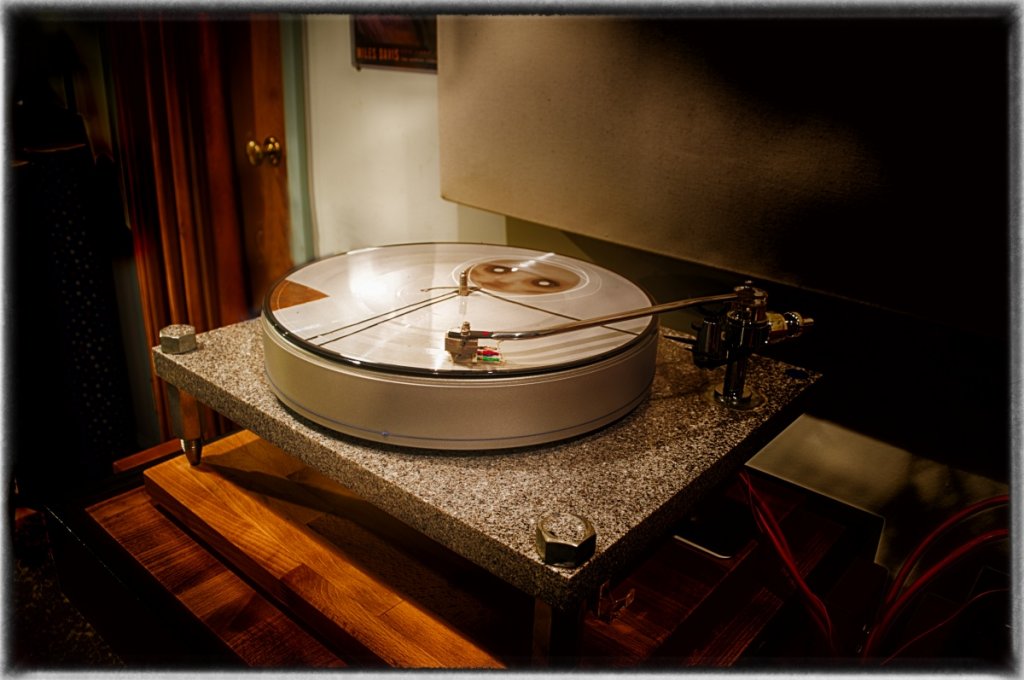 Custom using VPI parts and Morch DP6 tonearm. Had a Transfiguration Temper on it at the time but now use a Lyra Kleos.