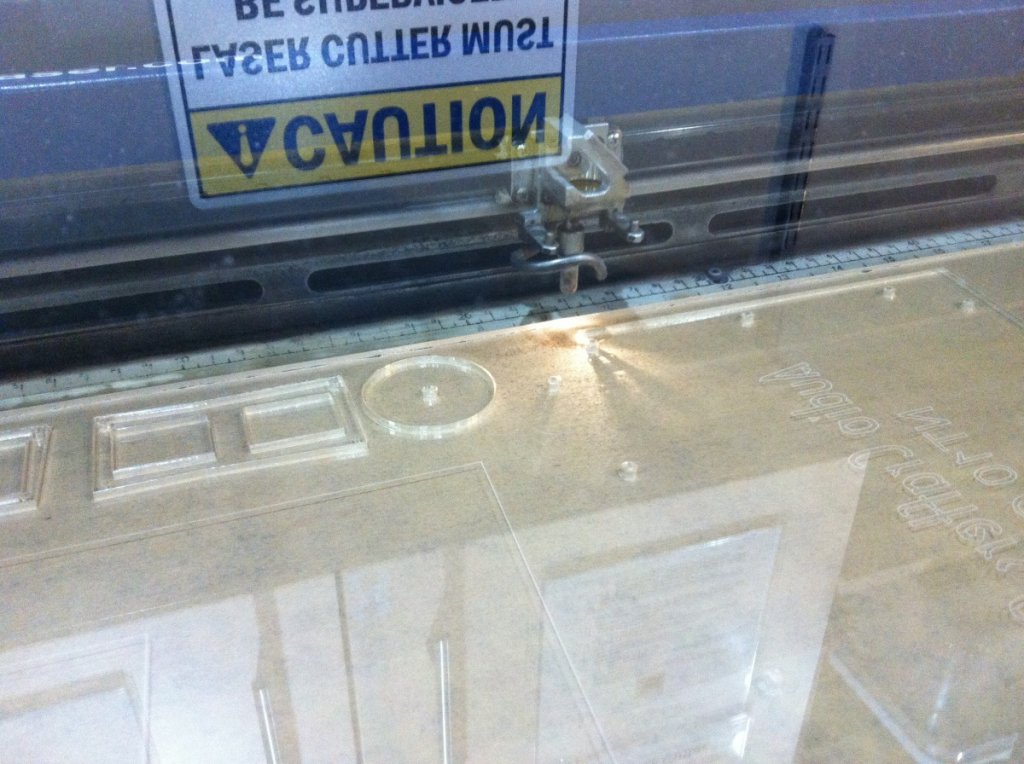 NT10 on the laser at FabLab