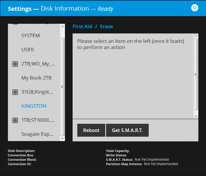 Disk-Information