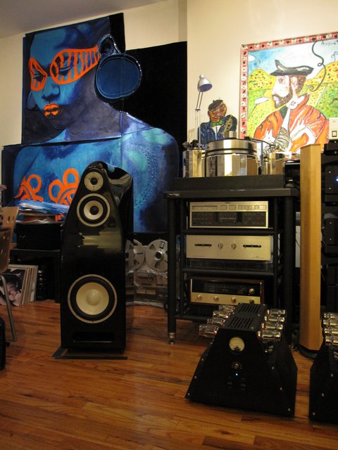 Wes' Redpoint Model D Turntable and Hanson speakers