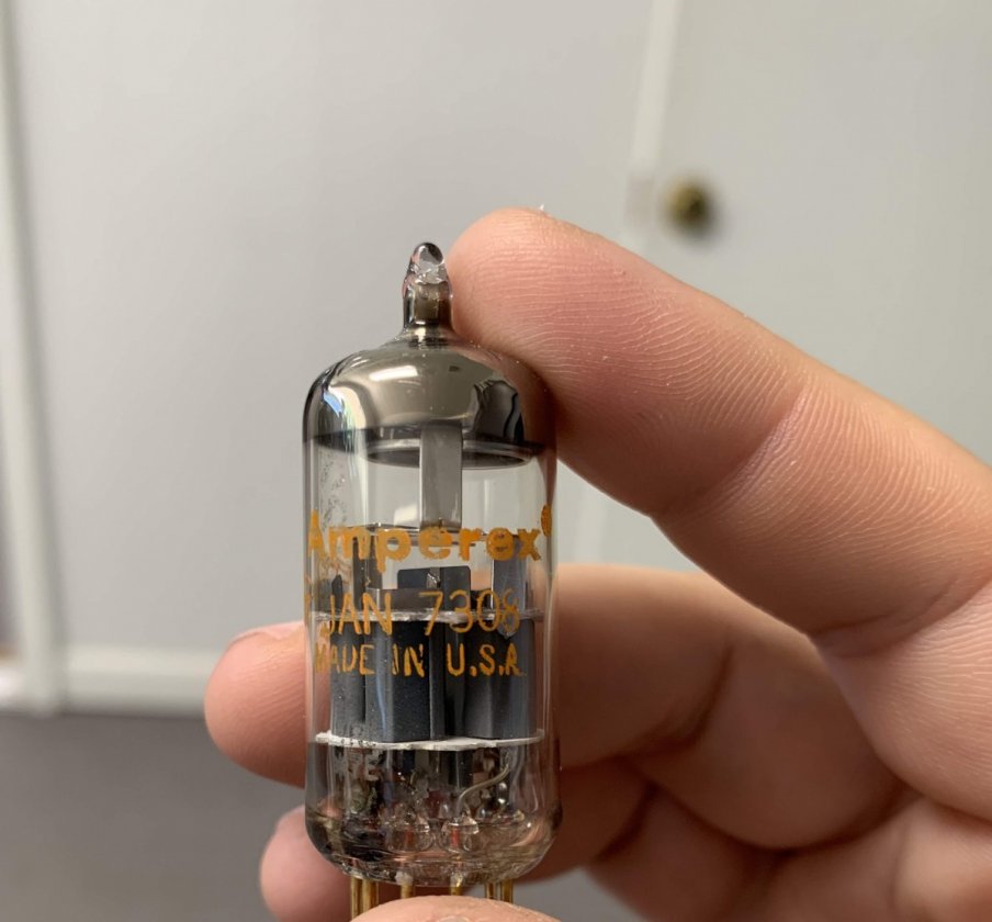 NOS Amperex 7308 made in USA