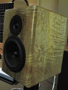 Uilleam Audio build of GR X-LS Encores in figured, spalted Ambrosia maple