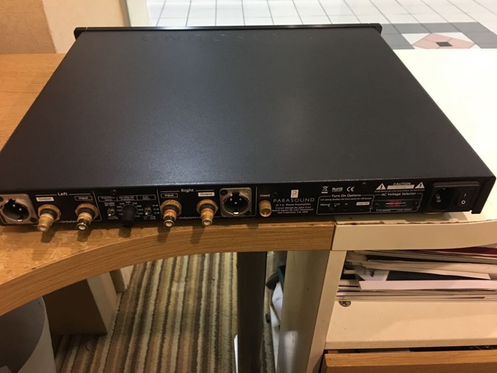 parasound jc3 jr phono preamplifier used 1560438713 977a100f