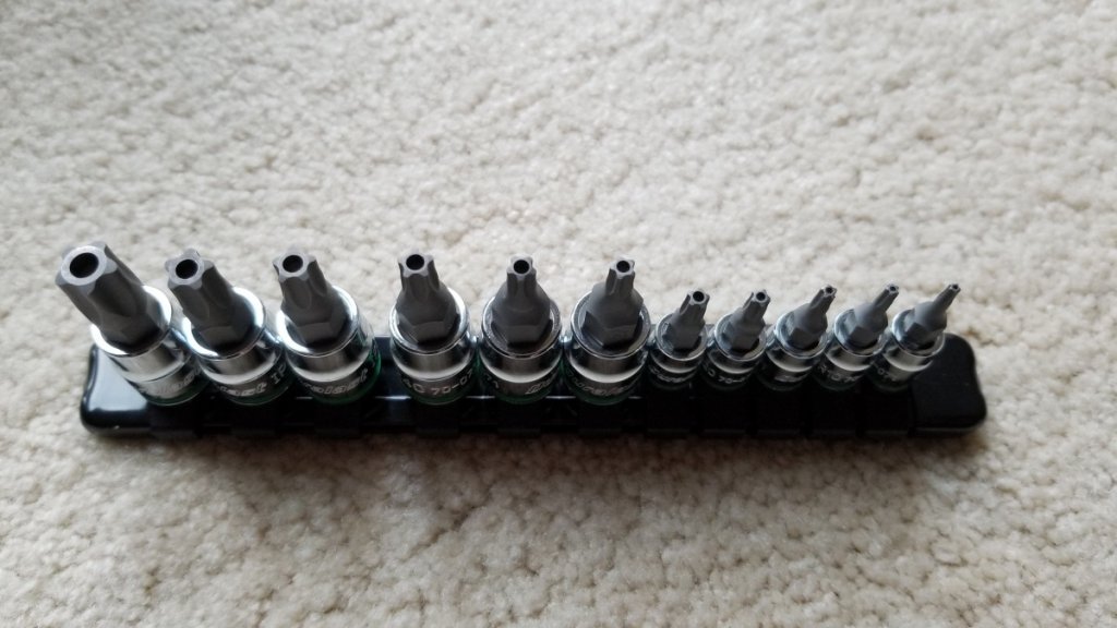 5-point star socket set
