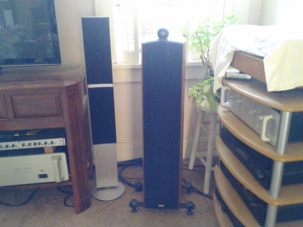 For sale is a pair of B&W Nautilus 804 speakers in cherry with stands. $2300.00