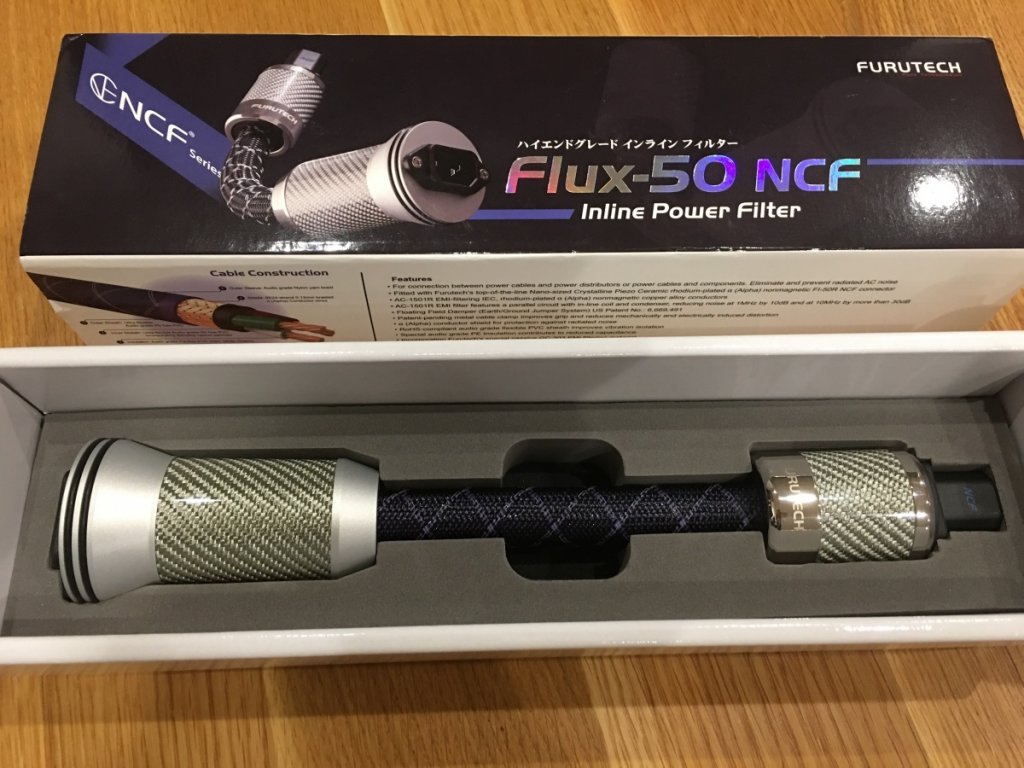 Furutech Flux-50 NCF in-line power filter