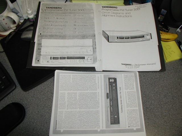 tandberg 3001a manuals