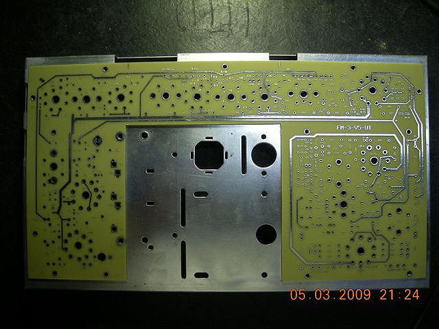 New motherboard on chassis