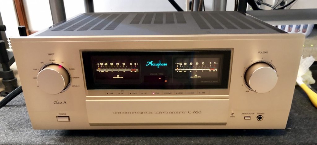 Accuphase E-650 with or without DAC-50 module.