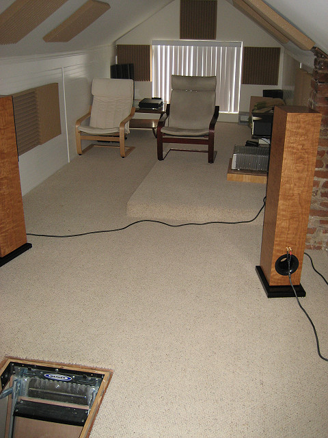 Listening room (attic)