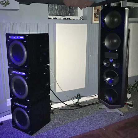 Left V and 1/2 JL Audio F113 Mk 2 Six Pack