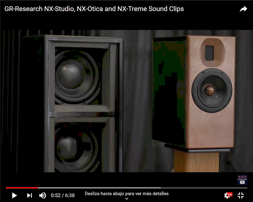 You Tube---GR-Research-NX-Studio--NX-Otica-and-NX-Treme-Sound-Clips