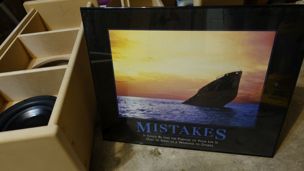 My mistakes poster