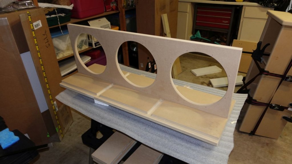 Second cabinet dry fit sequence 2