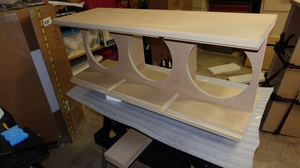 Second cabinet dry fit sequence 5
