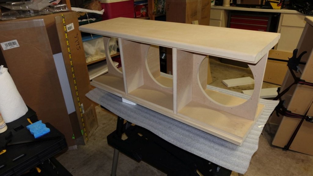 Second cabinet dry fit sequence 6