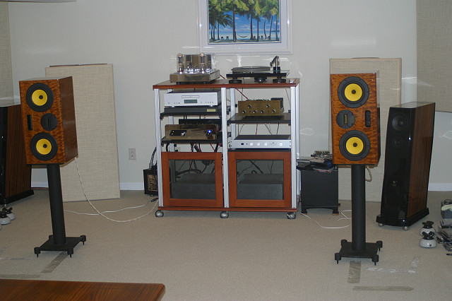 Reimer Mc Cullough GS, Art Audio Carissa Signature amp, and, Alana Preamp