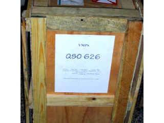 MLS 626R in the shipping crate