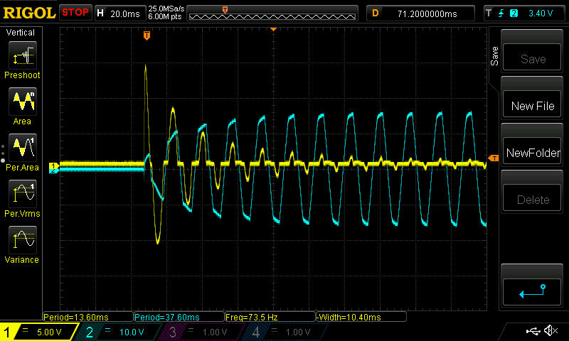 Ac-Input-current-ch 1 -50-amps-div
