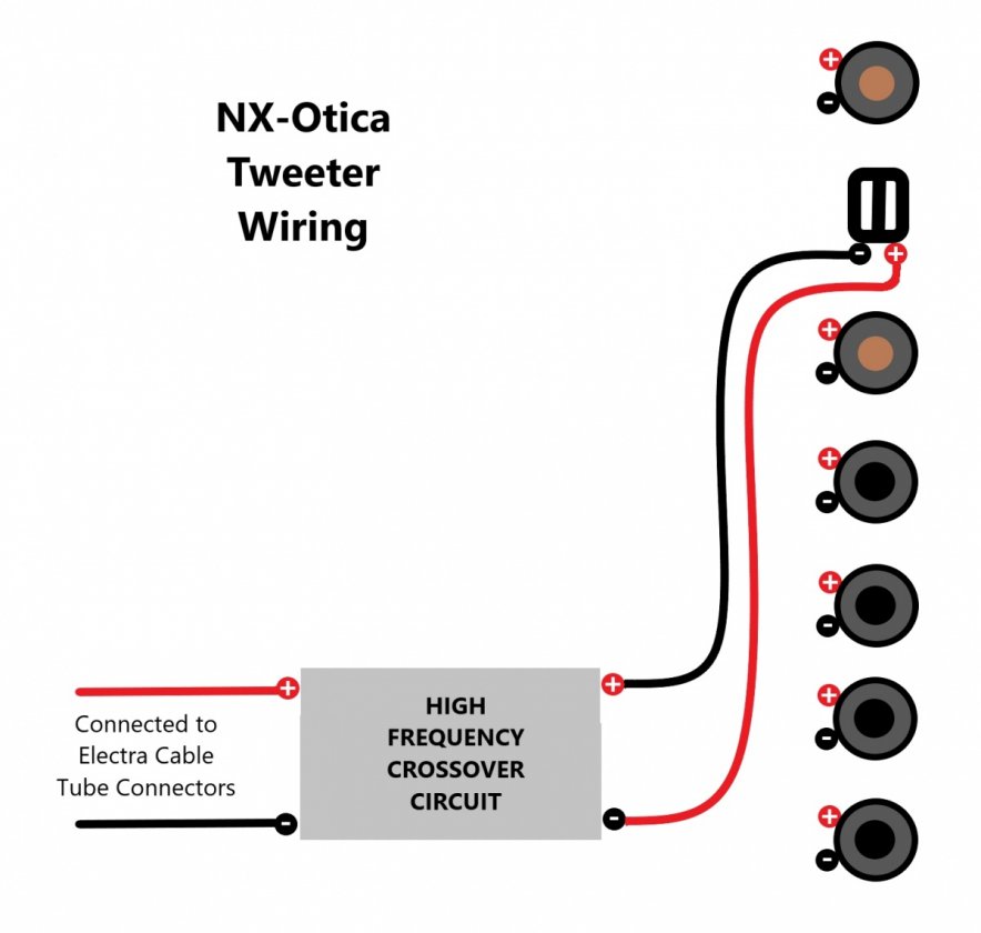 NX-Otica schematic - Tweeter wiring