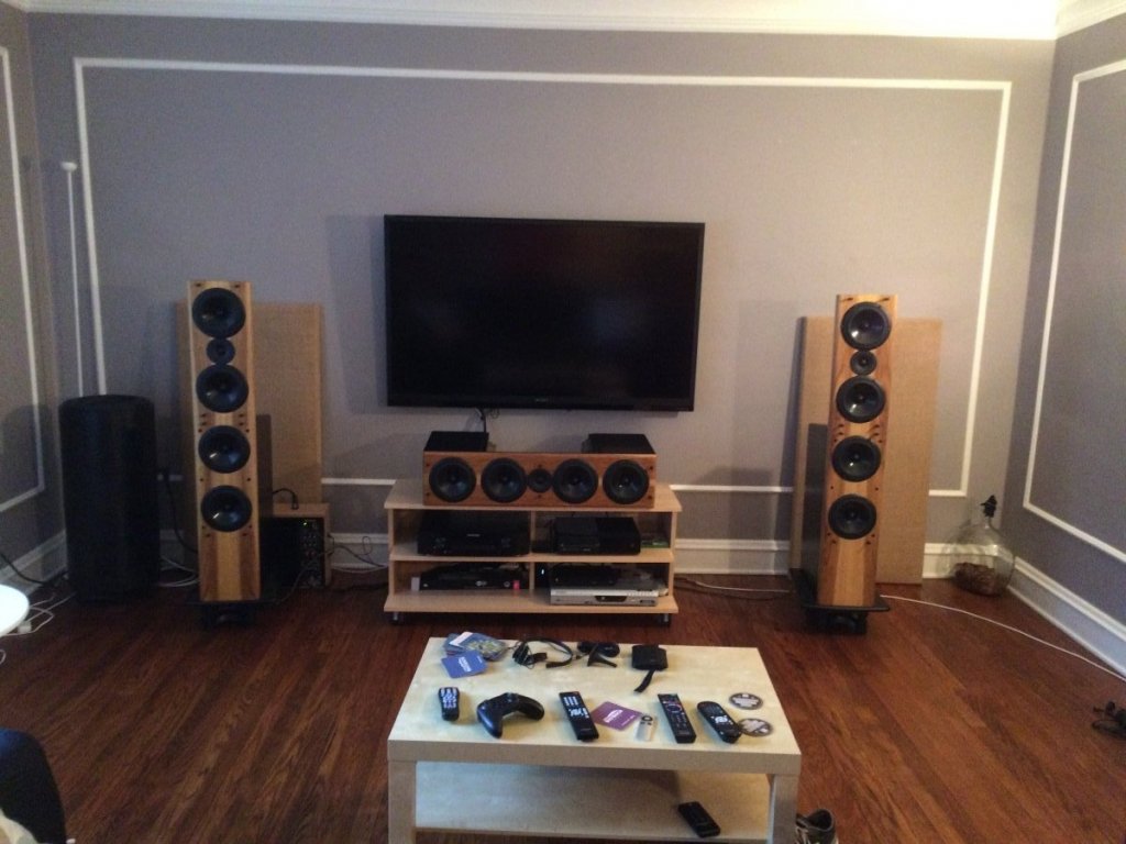 2015 living room system. X-Statiks and X-Voce