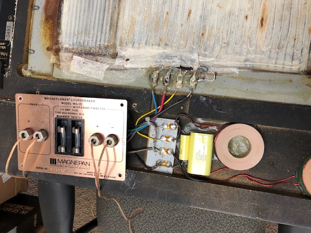 Magnepan MGIII wiring setup