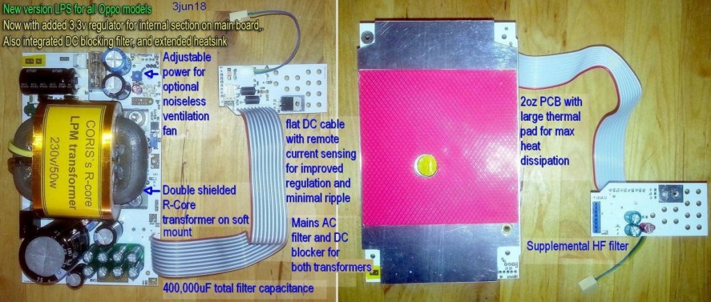 Linear power supply for Oppo players...