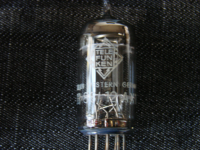 Slightly Used Telefunken 12AX7 Closeup