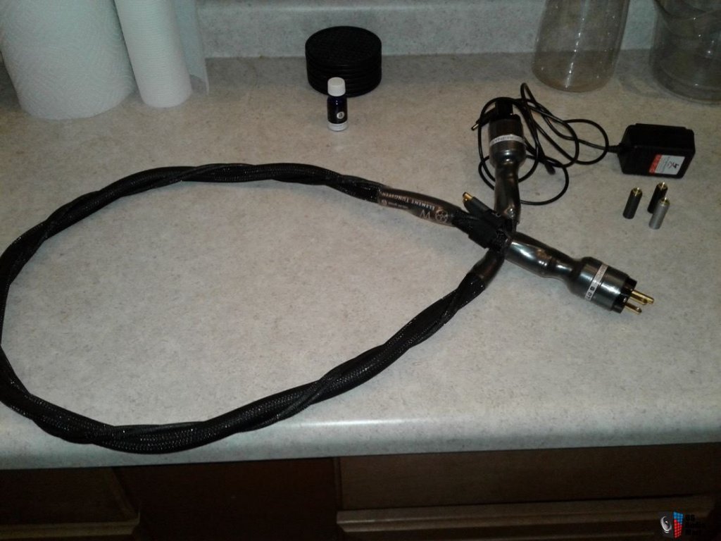 2715966-517a 4d 8c-synergistic-research-element-tungsten-power-cable-w-galileo-mpc-and-3-filters-5-ft