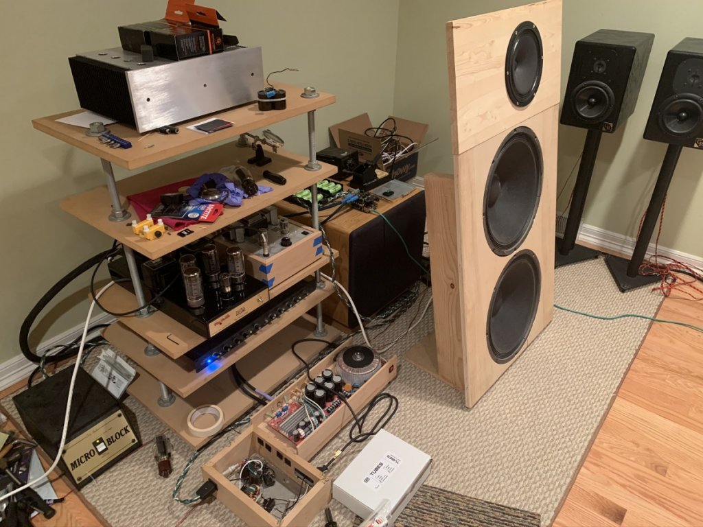 Speakers plus rack