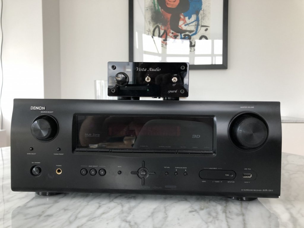 new vista amp compared to Denon