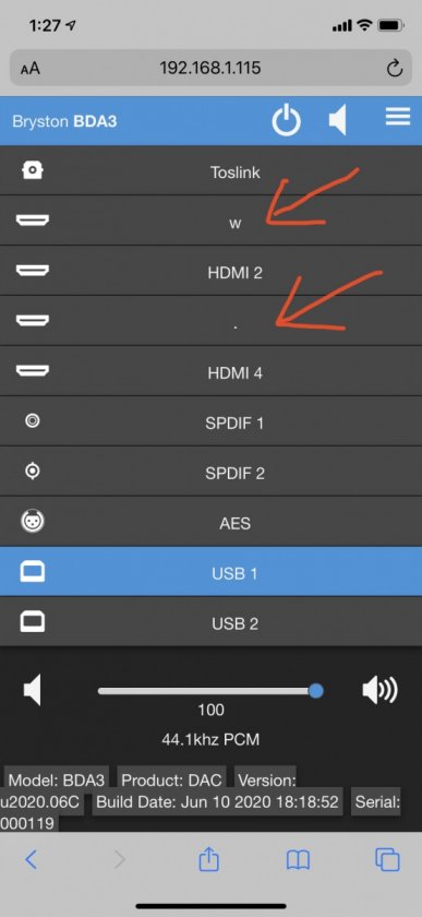 Hdmi input description