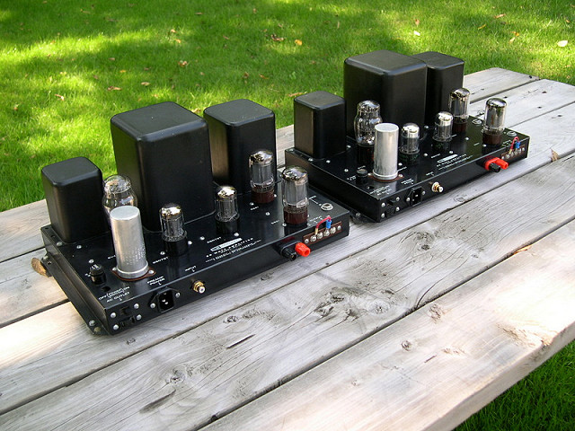 Pair of Sam's Audio Labs Heathkit AA-71 Monoblocks