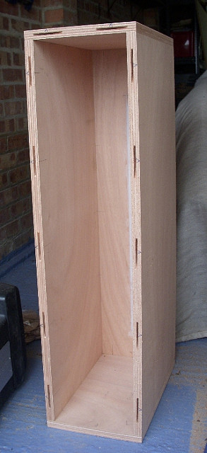Box showing biscuit holes