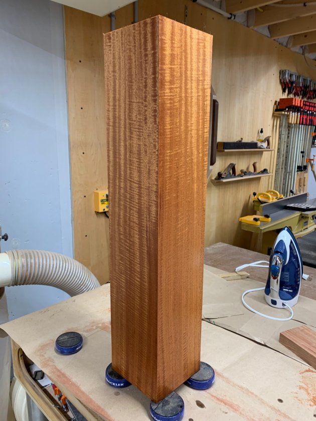 Honduran Mahogany Stand Construction