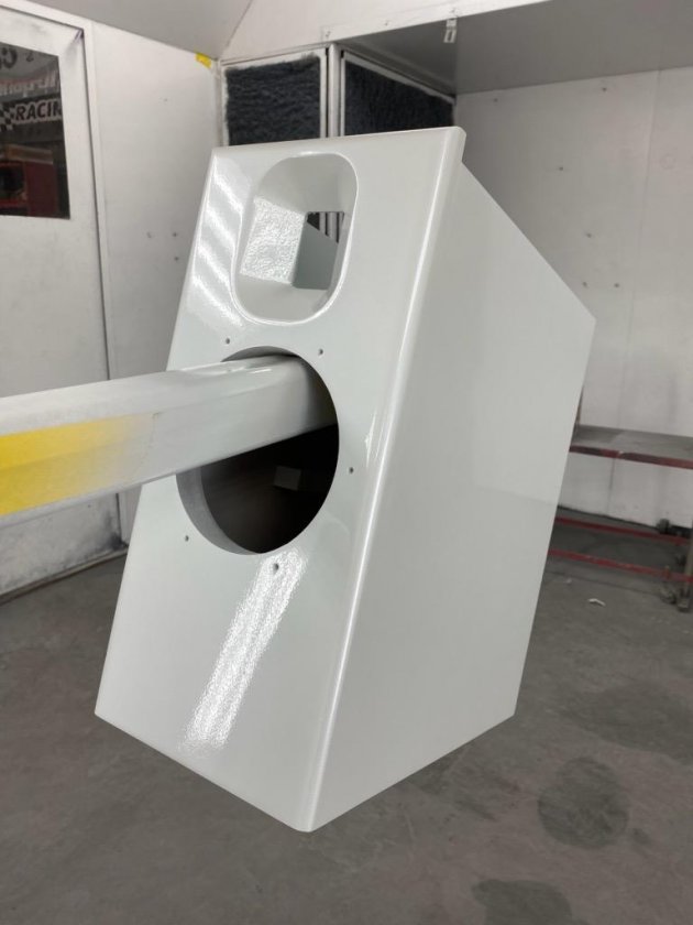 Paint Booth: Pearl White: Three part system