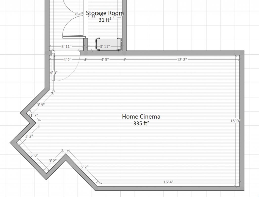 Theater Project - Room Dimensions