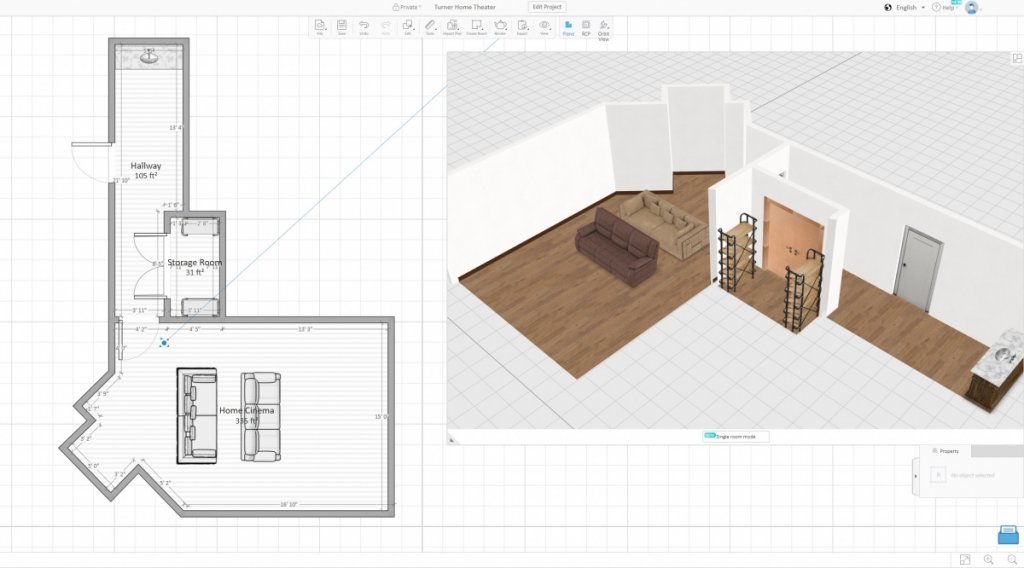 Floor Plan - Draft Furniture Sizing