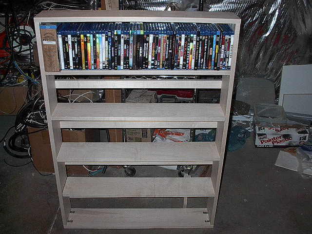 DVD Rack Construction