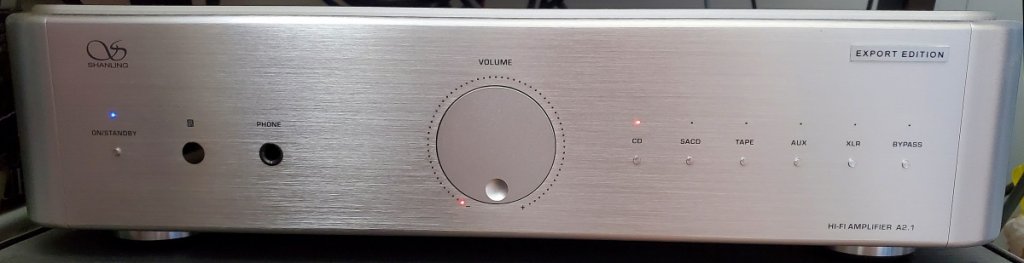 Shanling A2.1 Integrated Amplifier - LED detail
